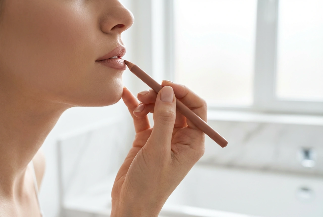 Nude olovka za usne: oblikovanje i dugotrajan make-up