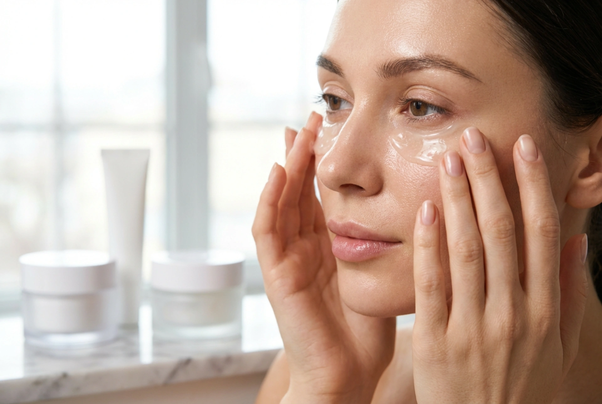 Baza za područje oko očiju: Priprema vjeđa i područja ispod očiju za korektor