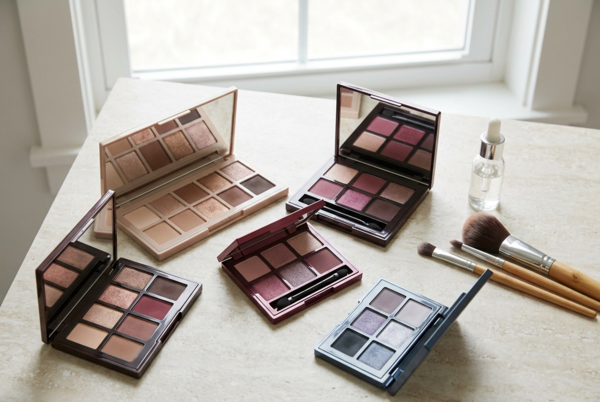 Palete sjenila: kako odabrati boje, teksture i završne efekte bez greške