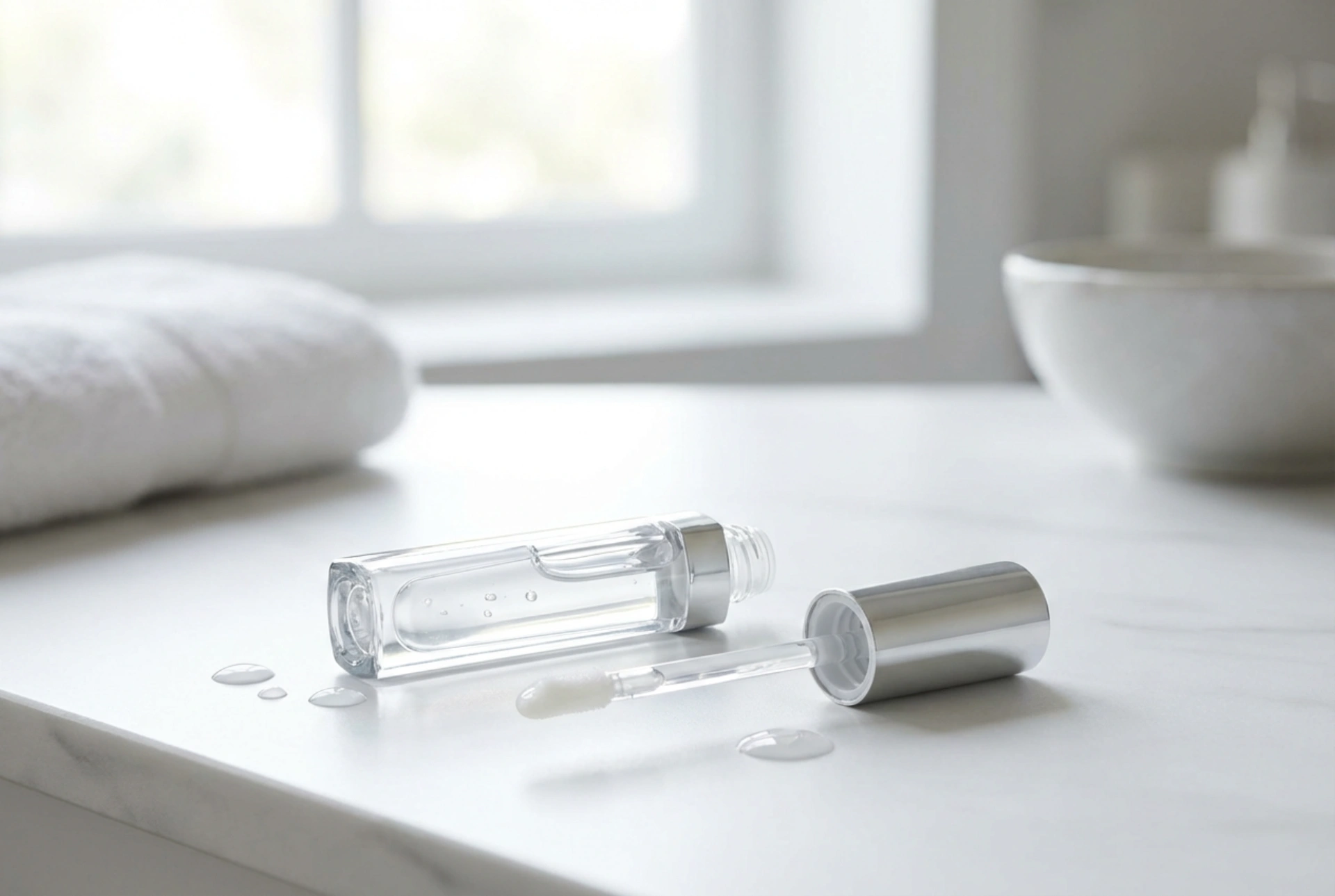 Prozirno sjajilo za usne: hidratacija, sjaj i higijensko nanošenje